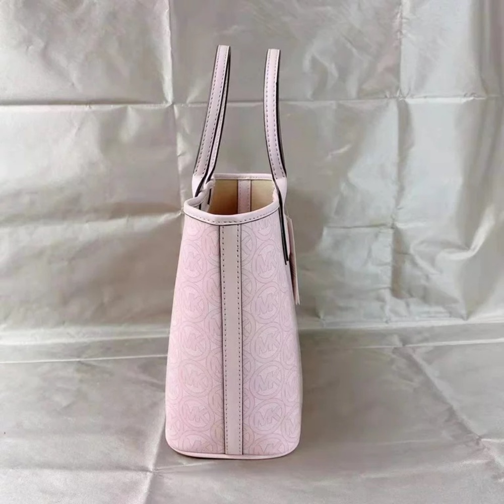 Michael Michael Kors | Jodie Small Logo Jacquard Tote Bag Powder Blush - Picture 2 of 6